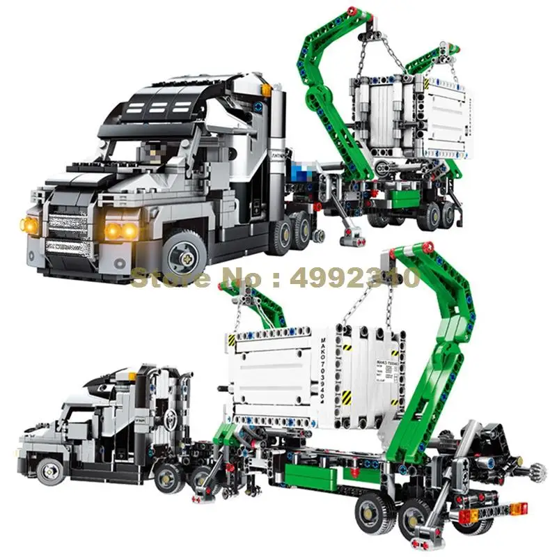 703940 1202 шт technic большой грузовик строительный блок 2 фигурки 42078 Кирпичи Игрушка