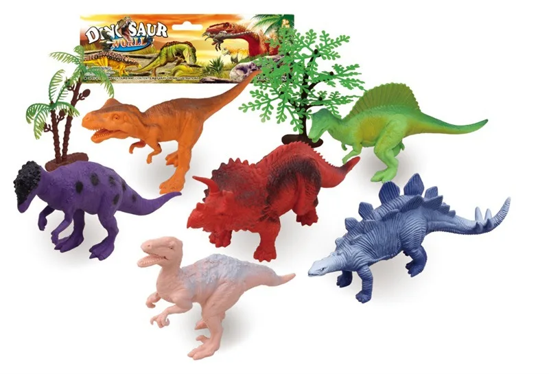 

New Style Jurassic Model Children Model Static Dinosaur Animal Set Boy Toy Gift Dinosaur