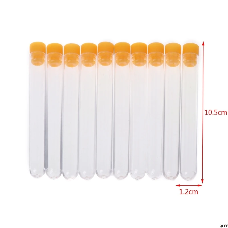 10x Transparent Knitting Sewing Felting Needle Plastic Bottle Storage Container