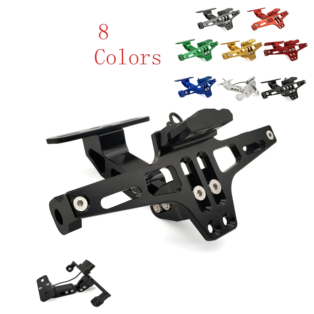 

Universal CNC Motorcycle Rear License Plate Mount Holder and Adjustable Angle License For BMW R1200RT r 1200 rt R1200ST