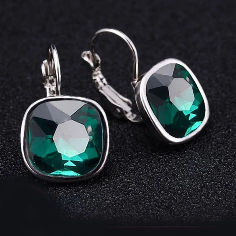 

Vintage Ethnic Jewelry Charming Resin Bead Hoop Earring For Women Low Price Sale