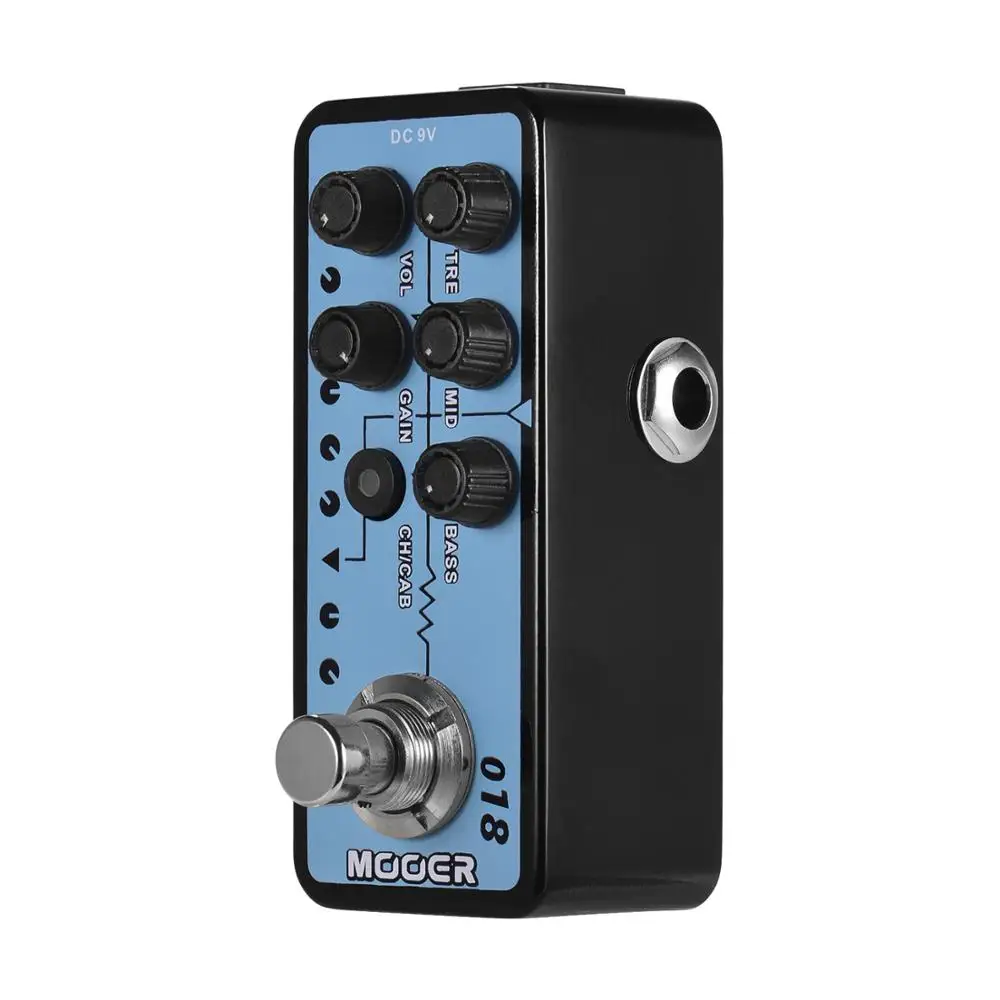 018 Mooer MICRO PREAMP Series 016-020 педаль эффектов и задержка овердрайв Fuzz 28 педаль эффектов для гитары True Bypass аксессуары для гитары - Цвет: 018