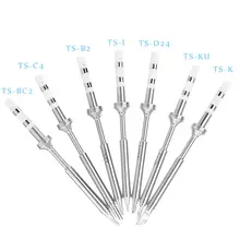 Оригинальная замена жал для TS100 цифровой ЖК-дисплей паяльник для подключения к TS-B2/TS-BC2/TS-C4/TS-D24/TS-I/TS-K/TS-KU