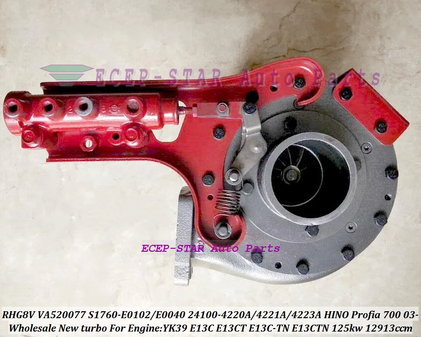 Turbo VE520040 24100-4223B 24100-4223C 24100-4223D 24100-4223D S1760-E0100 S1760-E0101 S1760-E0100-A 24100-4223A E13C-TN E13CT