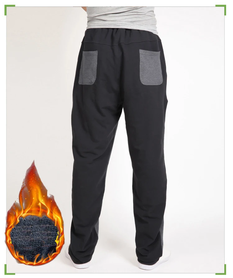 Warm winter pants men Joggers pants Hip Hop pants men clothes Streetwear men's trousers large size XXXL 4XL 5XL 6XL 7XL 8XL