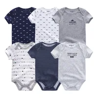 Baby Girl Jumpsuit 6Pcs/Lot Body Suit 2023 Spring Summer Toddler Boys Romper Cartoon Newborn Outfits Infant Clothes Set Cotton 5