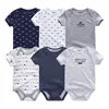 Baby Girl Jumpsuit 6Pcs/Lot Body Suit Spring Summer Toddler Boys Romper Cartoon Newborn Outfits Infant Clothes Set Cotton 5