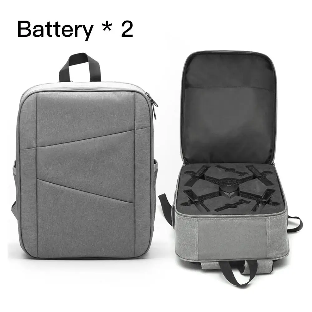 backpack 2 Battery Дрона с дистанционным управлением профессиональная портативная рация с hd камерой 4K gps беспилотный летательный аппарат комплект длительный срок службы Батарея дистанционного Управление 6-axis 1600 м дальнее расстояние Квадрокоптер - Цвет: backpack 2 Battery