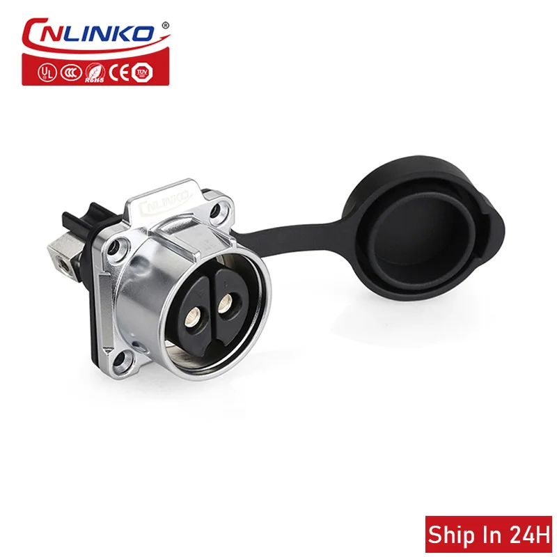 masculino e feminino cabo circular fio impermeavel 2pin ac500v 6awg 45a 04