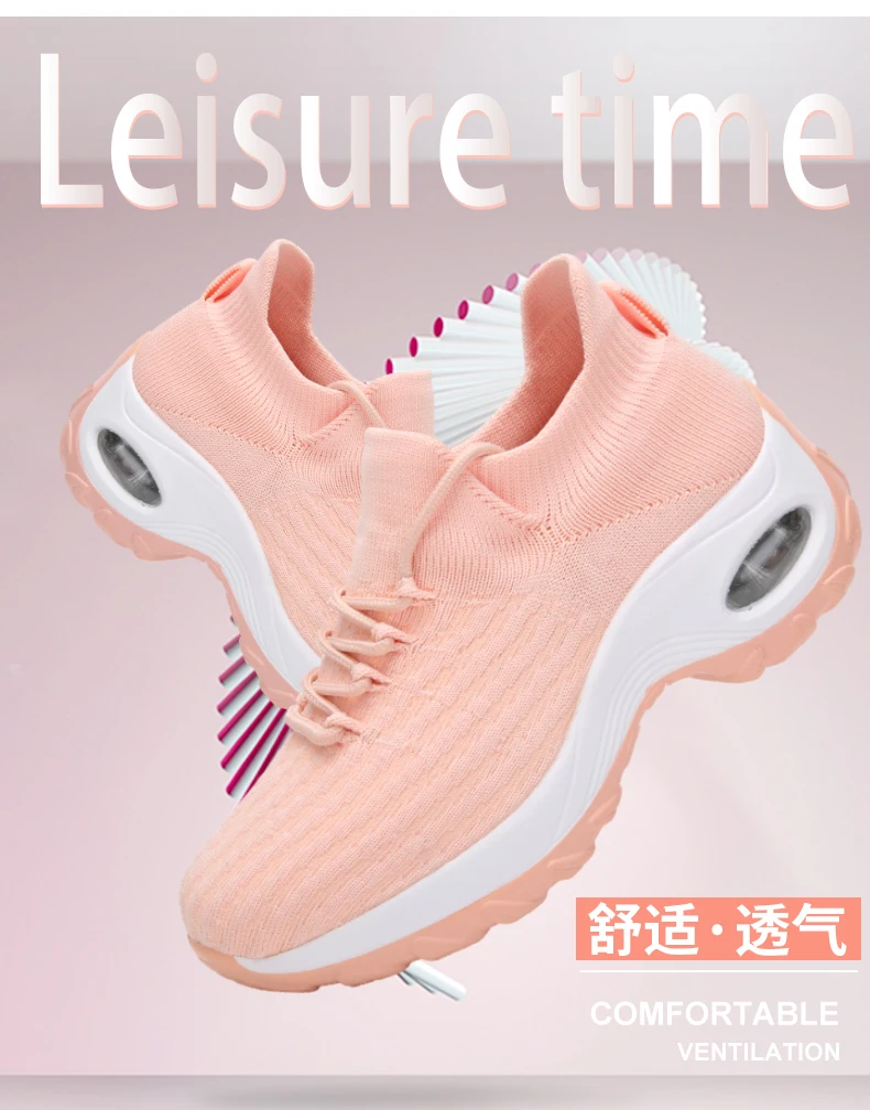 Tenis Mujer sapato feminino; женская обувь для тенниса на воздушной подушке; Tenis Blancos; розовые сетчатые кроссовки; женская спортивная обувь; chaussures femme; 5