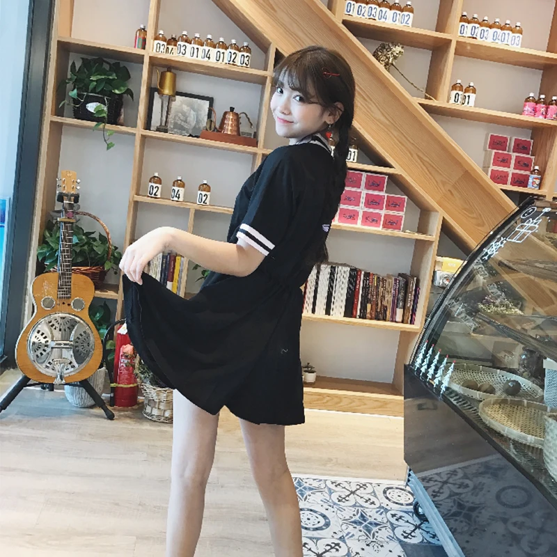 Летнее розовое платье в консервативном стиле милое Новое повседневное модное с