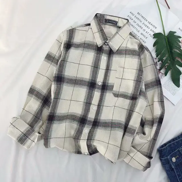 shirt man Весенне-осенняя длинная рубашка с карманом мужская одежда Slim Fit Мужская клетчатая рубашка с длинным рукавом Повседневная Уличная мужская рубашка - Цвет: shirt man
