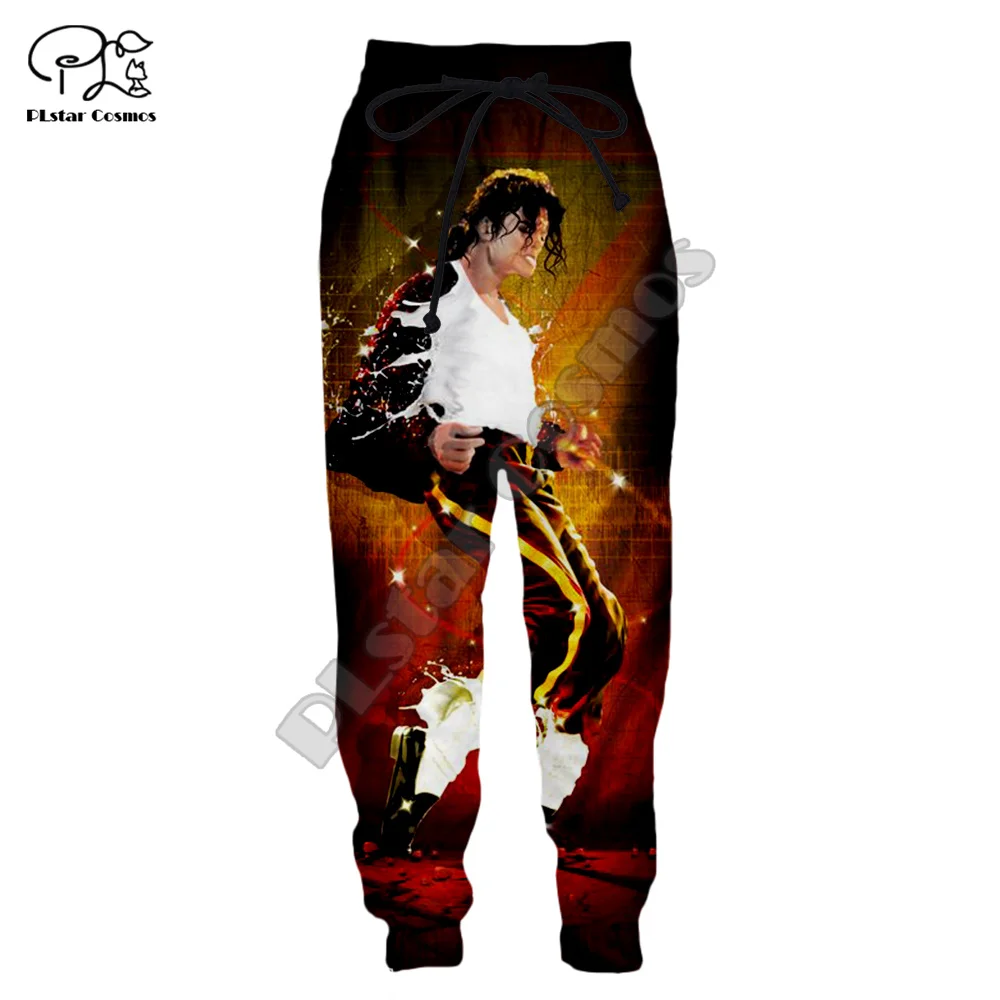 PLstar Cosmos Pop King Singer Musician Michael Jackson Streetwear Sweatpants 3DPrint  Men/Women Joggers Pants Funny Trousers A7