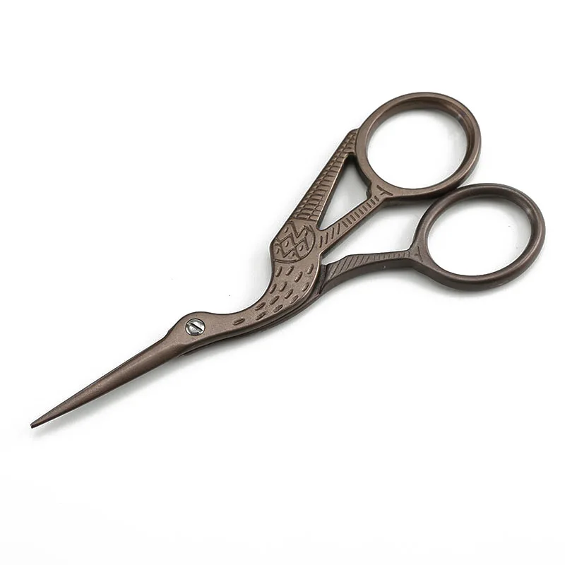 

Retro Embroidery Small Scissors Cross Stitch Crafts Vintage Scissors Gold Thread Scissors DIY Handmade Scissors Household Tools