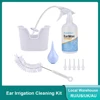Ear Irrigation Washing Kit Ear Wax Cleaning Tool Ear Wax Removal Set Ear Cleaning With Squeeze Bulb/Syringe/Brush For Adults Kid 1