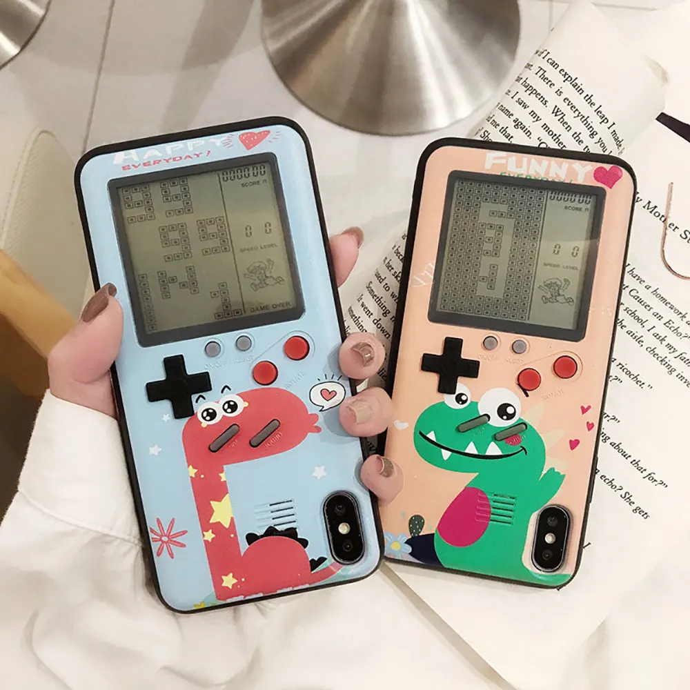 Дисплей 36 игровой чехол для телефона iP hone 11 Pro Max 6 7 8Plus TPU рамка gameboy X Xs Xr защитная