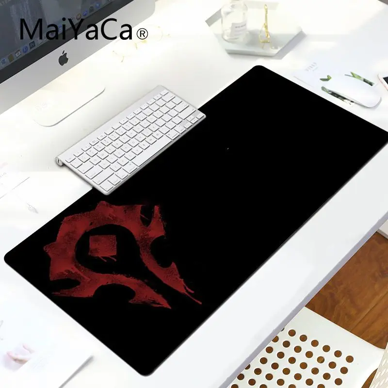 MaiYaCa крутой персонализированный Модный Мир Warcraft Horde клавиатура коврики для игровой мыши Большой Коврик Для Мыши Компьютерный коврик