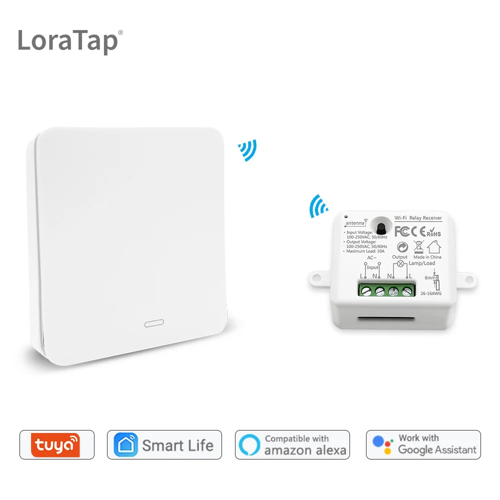 Переключатель Wi Fi Tuya Smart Life кинетический дистанционный переключатель с