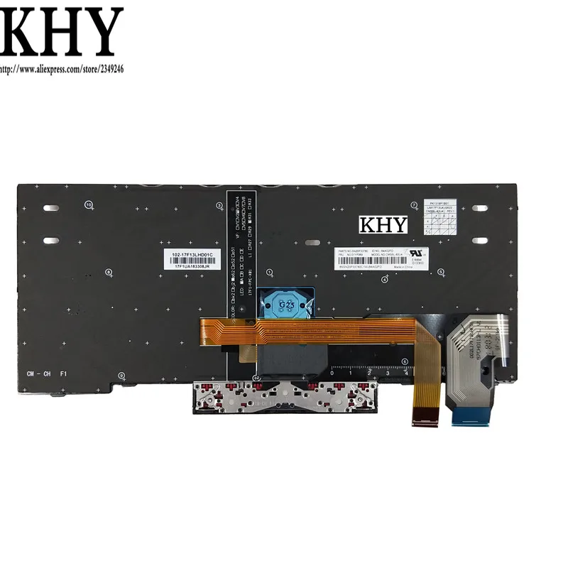 Светодиод US IND Подсветка клавиатура для ThinkPad X280 A285 X390 X395 01YP040 01YP120 01YP200