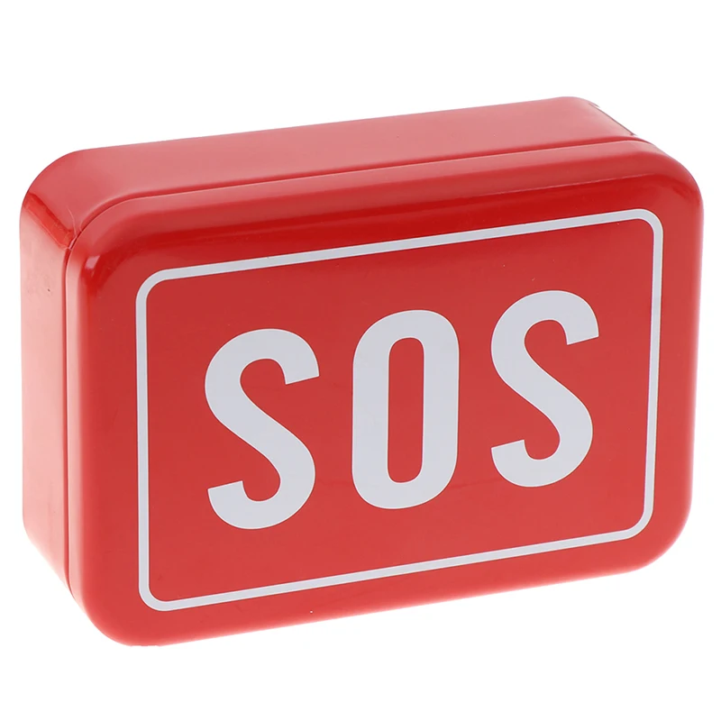 Коробка для хранения лекарств коробка таблеток переносной SOS оловянный ящик