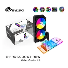 Bykski – Kit de refroidissement à eau pour processeur AIO, carte graphique VGA 5V, B FRD6900XT RBW, pour AMD série 6900XT/6800XT/6700XT