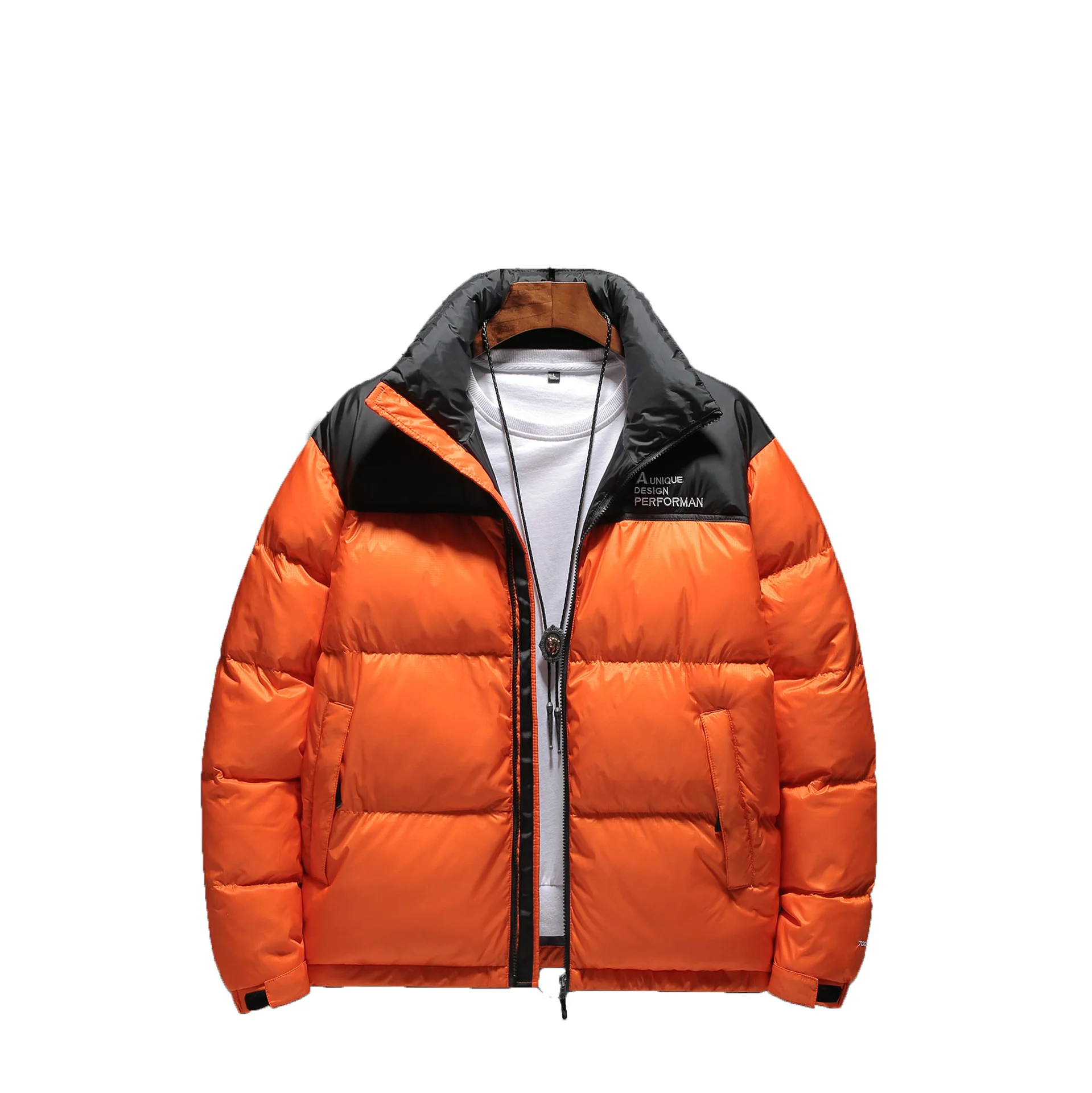 Мужские зимние толстые куртки Дизайн Лоскутная парка куртка мужская теплая куртка хип хоп Уличная мода парки одежда WG567