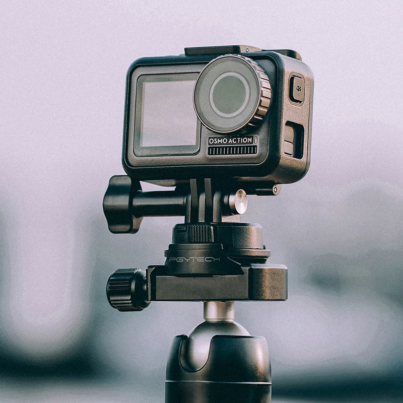 PGYTECH Osmo адаптер для экшн-штатива с 1/4 винтом для DJI Osmo Action для Спортивная камера GoPro аксессуары
