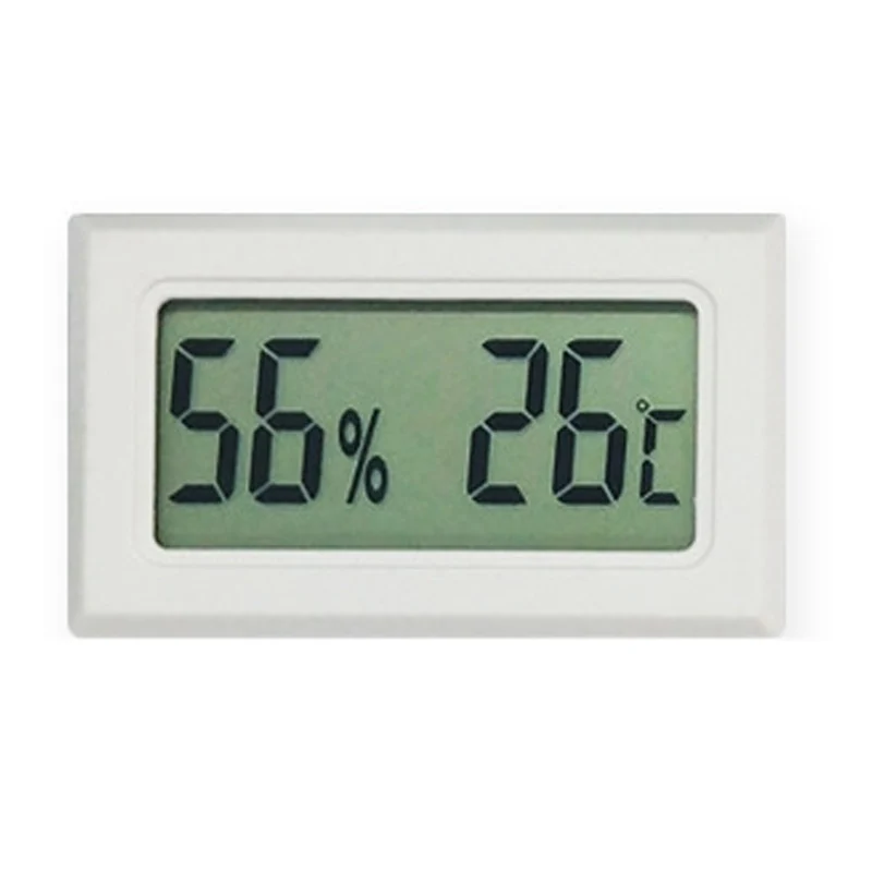 Celsius White Мини датчик влажности ЖК-дисплей подсветка термостат наружная Метеостанция цифровой термометр - Цвет: Celsius White