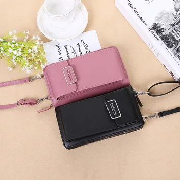 

2020 New Women's Wallet Korean Multi Function Small Mobile Phone Bag Fashion One Shoulder Messenger Bag