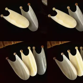 

U Shape Horn Scraping Board Gua Sha Plate Acupuncture Point Massage Eyes Body Natural Therapy Health Care