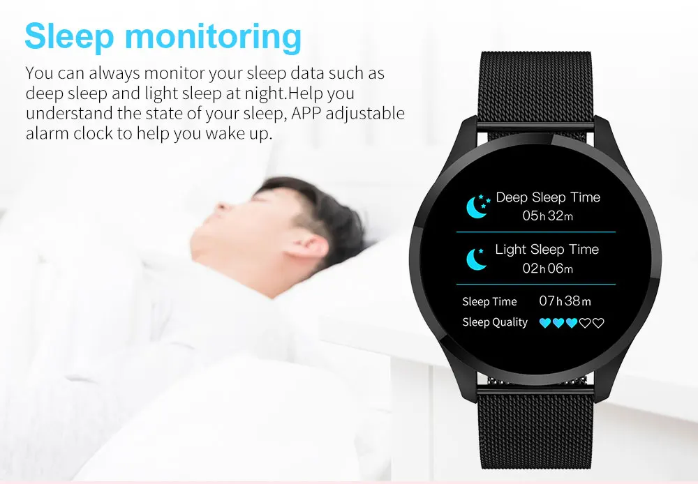 DIGOOR Q9 Smart watch relogio Health Fitness bracelet with pressure measurement pedometer heart rate watches for men reloj inteligente montre  (15)