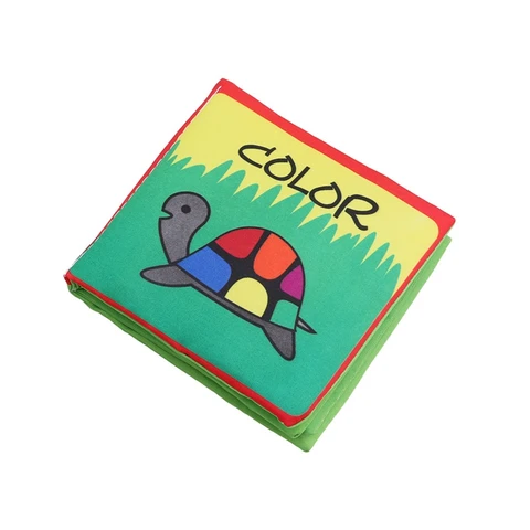 New Soft Cloth Animal Recognize Baby Intelligence Development Learn Picture Cognize Book For Children Learning Education