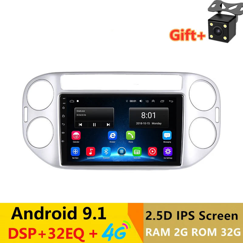 Perfect 9" Android Car DVD Multimedia Player GPS For Volkswagen VW Tiguan 2013 2014 2015 audio car radio stereo navigator bluetooth 1