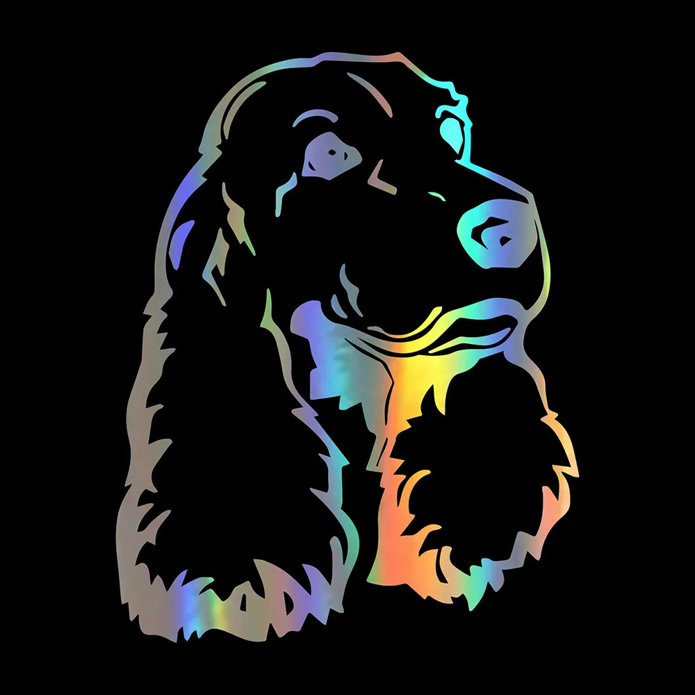 

Creative Cocker Spaniel Dog Car Sticker Decal Accessories Motorcycle Car Window PVC 15cm X 12cm