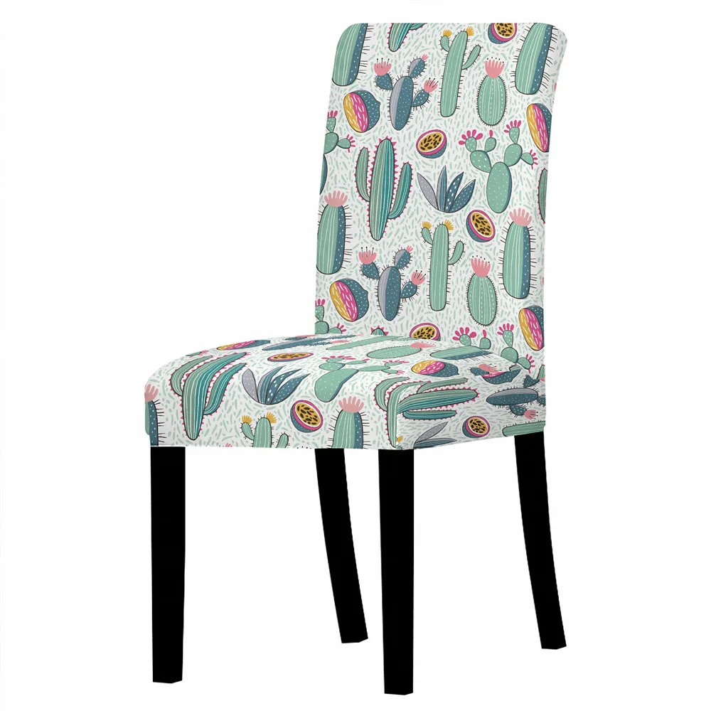 Universal Chair Covers Printed Elastic Stretch Universal Chair Cover Slipcovers For Dining Room Wedding Banquet Hotel