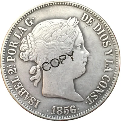 9 монет Испания 20 Reales копия монет