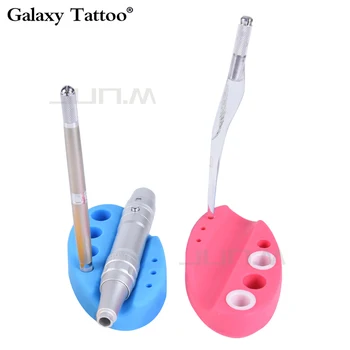 

1Pcs Oval Silicone Pigment Cup Cap Rack Microblading Pigment Ink Permanent Tattoo Cup Tattoo Machine Holder Accessories