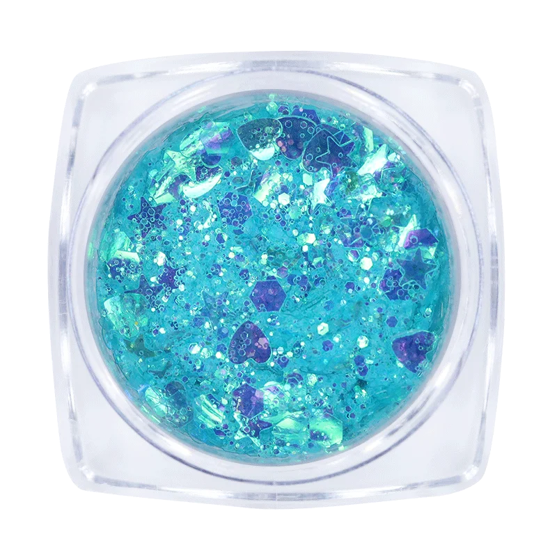 Коричневый Ur Sugar Star голографический блестящий для ногтей Блестки Серебряные Красочные наконечники блестящие, дизайн ногтей украшения для салона дома DIY - Цвет: Коричневый
