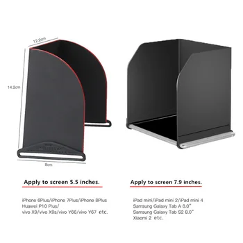 

5.5 inch / 7.9 inch remote control Sun Hood phone Tablet Sun shade for DJI Mavic mini /pro 1 / air / mavic 2 zoom & pro / spark