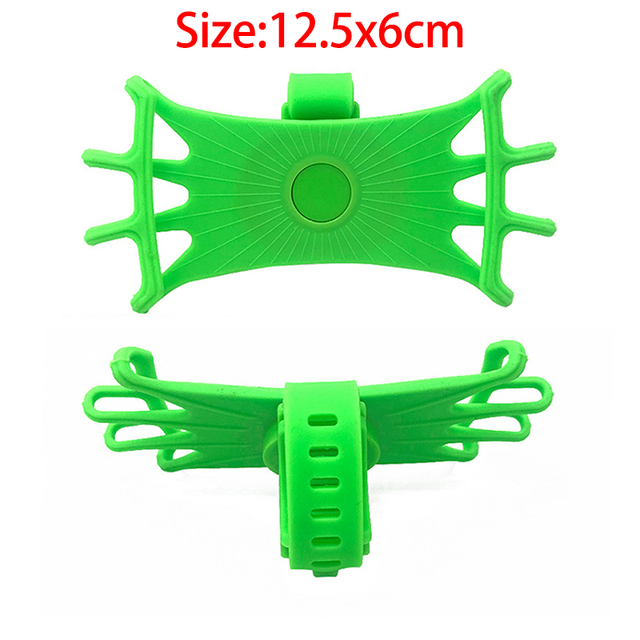 Mobile Phone Holder Silicone Motorcycle Bike Handlebar Stand Mount Bracket Bike Mount Phone Holder for IPhone GPS Device