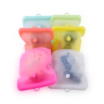 

Reusable Silicone Food Bag Freezer Storage Container Portable Ziplock Airtight Seal Bags for Sandwich Snacks Salad Kitchen Tool