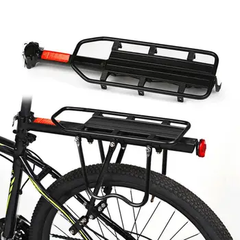 

HiMISS Bicycle Touring Carrier Rack Adjustable Frame-Mounted for Heavier Top and Side Loads Black High Quality Accessories