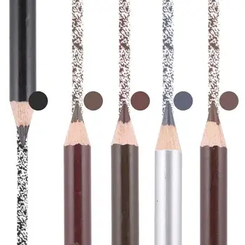 

5 Colors Eyebrow Pencil Leopard Double Head With Brush Not Blooming Eyebrow Pencil Waterproof Natural Lasting Eyebrow Pencil