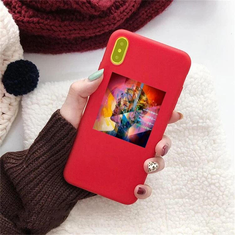 

P!nk Pink 2019 Beautiful Trauma Hurts 2b Human Candy Color TPU Case phone For iphoneX 7 XS XR XSMA Pink Red Yellow White Cover
