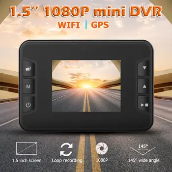 

HR802B 1.5 inch Mini WiFi Dashboard Cam Full HD 1080p AR0237 Sensor Car Camera Supporting 1920x1080P 30FPS HD Video
