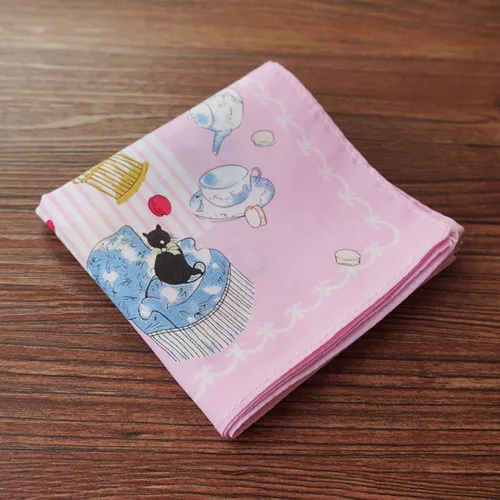 26 Носовые платки женские хлопковые Kawaii универсальные корейские повседневные женские удобные Модные Различные цвета женский носовой платок - Цвет: 26