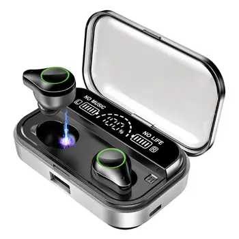 

TWS Bluetooth Earphones Power Display Binaural ear phone 5.0 In-ear True Stereo Handsfree with 3500mAh Charging Case