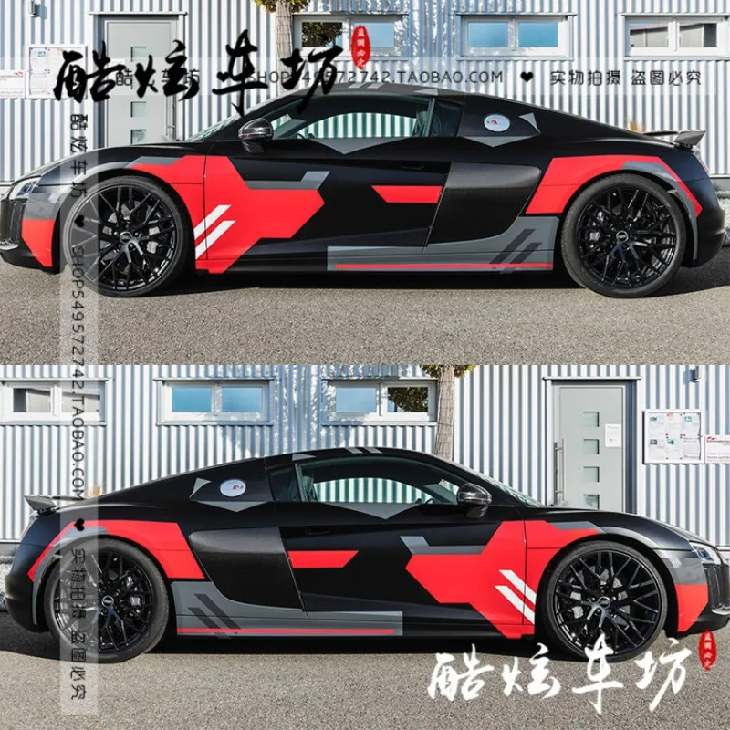 

Car stickers FOR Audi R8 body exterior modification fashion customized special racing decoration decals