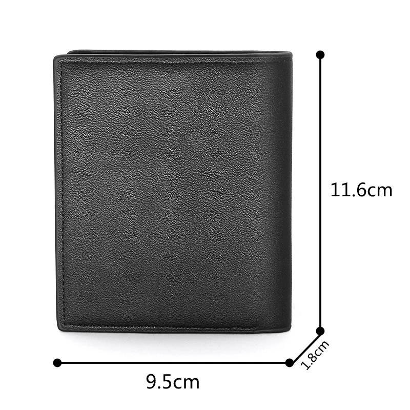 Fashion Security Officer Police Badge Printing Men's Wallet  Leather Purse For Men Credit Card Holder Short Male Slim Money Bags