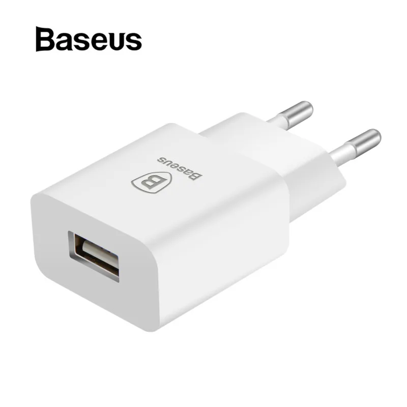 Baseus USB зарядное устройство для iPhone 8 7 ЕС вилка Дорожное настенное зарядное устройство для samsung S9 huawei Xiaomi Mi зарядное устройство для мобильного телефона адаптер